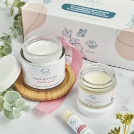 Coffret baume corps Pêche Naturelle - baume mains - stick
